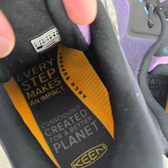 Keen NXIS Speed Hiking Shoes in English Lavender/Ombre Women's Size 12 - Picture 14 of 15